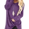 Long Sleeves Knotted Casual top - Image 7