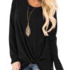 Long Sleeves Knotted Casual top - Image 8