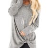 Long Sleeves Knotted Casual top - Image 9