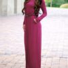 Long Sleeves Maxi Dress