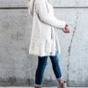 Nubby Off-White Hood Sweater - Image 2