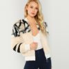 O-Ring Zip Up Stand Collar Faux Fur Glamorous Warm Coat