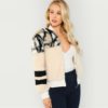 O-Ring Zip Up Stand Collar Faux Fur Glamorous Warm Coat - Image 3