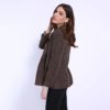 Office Lady Notched Double Breasted Corduroy Blazer - Image 5