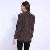 Office Lady Notched Double Breasted Corduroy Blazer - Image 6