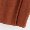 Open Front Casual Teddy Fashion Warm Long Coat - Image 12