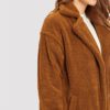 Open Front Casual Teddy Fashion Warm Long Coat - Image 5
