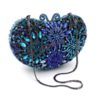 Pearls Beaded Diamond Flowers Clutch