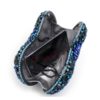 Pearls Beaded Diamond Flowers Clutch - Image 5
