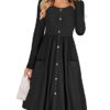 Pocketed Mid Length Dress