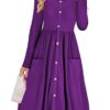 Pocketed Mid Length Dress - Image 11