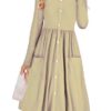 Pocketed Mid Length Dress - Image 4