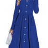 Pocketed Mid Length Dress - Image 6