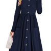 Pocketed Mid Length Dress - Image 7