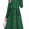Pocketed Mid Length Dress - Image 9
