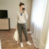 Preppy Style Leisure Candy Sporty Tops - Image 4
