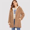 Reversible Hoodies Elegant Street wear Warm Teddy Coat - Image 3