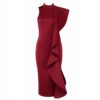 Ruffle Sleeveless Bodycon Clubwear Dress - Image 10