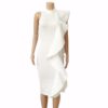 Ruffle Sleeveless Bodycon Clubwear Dress - Image 7