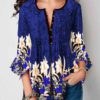 Ruffled Sleeves Casual Tunic - Image 4