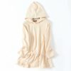 Ruffles Design Casual Streetwear Long Hoodies - Image 4