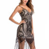Sexy Club Lace Fringe Bodycon Dress - Image 3