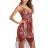 Sexy Club Lace Fringe Bodycon Dress