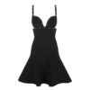 Sexy Hollow Out Rivet Bodycon Dress