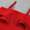 Sexy Ruffle Bodycon Evening Party Dress - Image 6