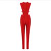 Sexy Shinny Hollow Out Jumpsuits - Image 2