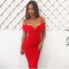 Sexy Spaghetti Celebrity Evening Party Dress - Image 3