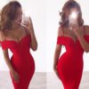 Sexy Spaghetti Celebrity Evening Party Dress - Image 4