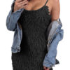 Sexy Straps Fringe Shaping Mini Dress - Image 5