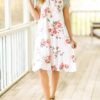 Short Sleeves Tee Shirt Style Dress - Image 2