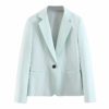 Single Button Office Lady Street wear Blazer