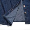 Slim Long Sleeve Cotton Washed Denim Fancy Shirt Dress - Image 4