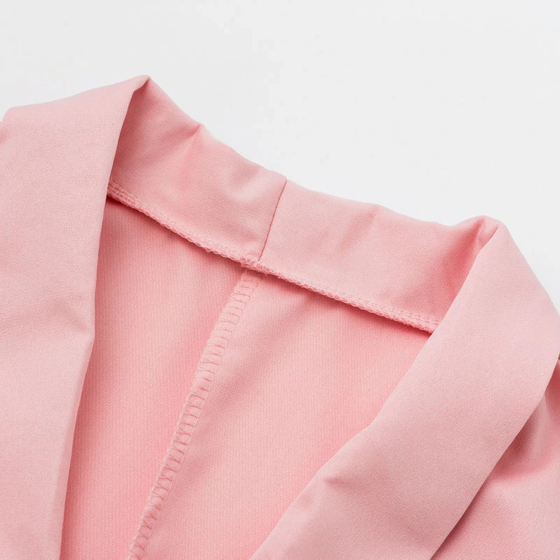 Solid Casual Turn Down Fashion Vintage Blazers - Image 9