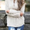 Standup Collar Pullover Sweater - Image 5