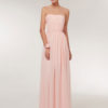 Sweetheart Strapless A Line Floor Length Chiffon Prom Bridesmaid Dress - Image 2