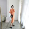 Turtleneck Straight Casual Slim Office Long Sweater Dress - Image 9