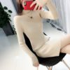 Turtleneck Warm Korean Style Minimalist Casual Sweater Dress - Image 6