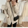 Vintage Chic Plaid Elegant Notched Collar Loose Blazers - Image 14