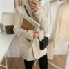 Vintage Chic Plaid Elegant Notched Collar Loose Blazers - Image 15