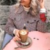Vintage Tweed Elegant Button Retro Short Blazer - Image 2
