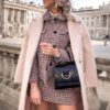 Vintage Tweed Elegant Button Retro Short Blazer - Image 5