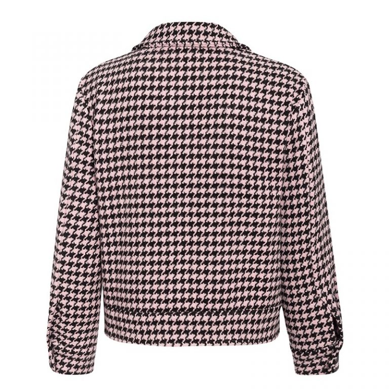 Vintage Tweed Elegant Button Retro Short Blazer - Image 8