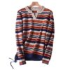 Women Yarn-dyed Stripe Sweater