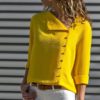 Buttons Turn-down Collar Long Sleeve Workwear Shirt