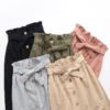 Casual Pocket Lace Skirt With Belt - Image 3