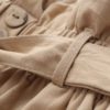 Casual Pocket Lace Skirt With Belt - Image 4